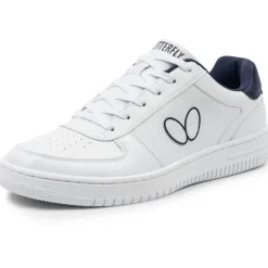 Sneakers - Hvid Og Navy Blå-Butterfly New