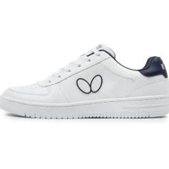 Sneakers - Hvid Og Navy Blå-Butterfly New