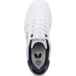 Sneakers - Hvid Og Navy Blå-Butterfly New
