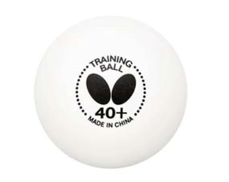 Training 40+ Bordtennisbolde, 6 Stk.-Butterfly New