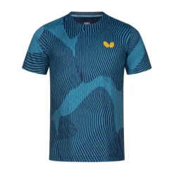 T-shirt KARIYA Blå-Butterfly Outlet