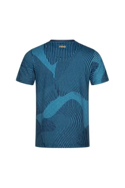 T-shirt KARIYA Blå-Butterfly Outlet