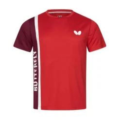 T-shirt SAIJO Rød-Butterfly Fashion
