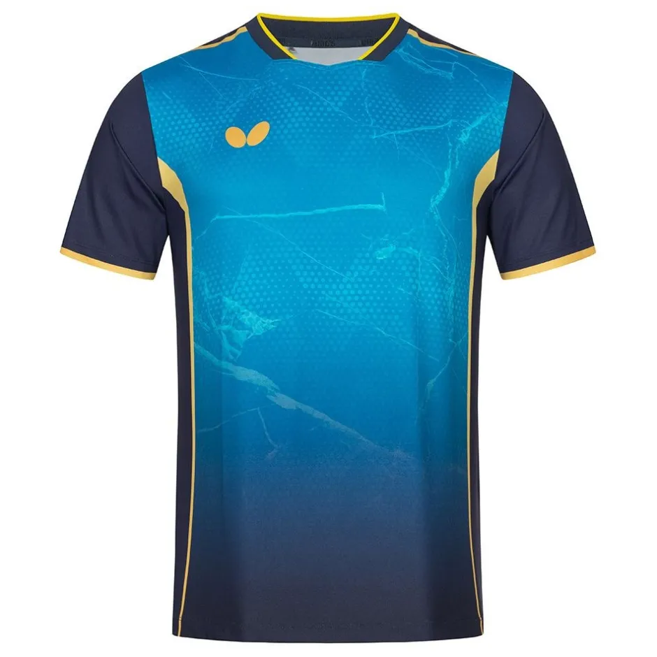 T-shirt Sutairu Blå-Butterfly New