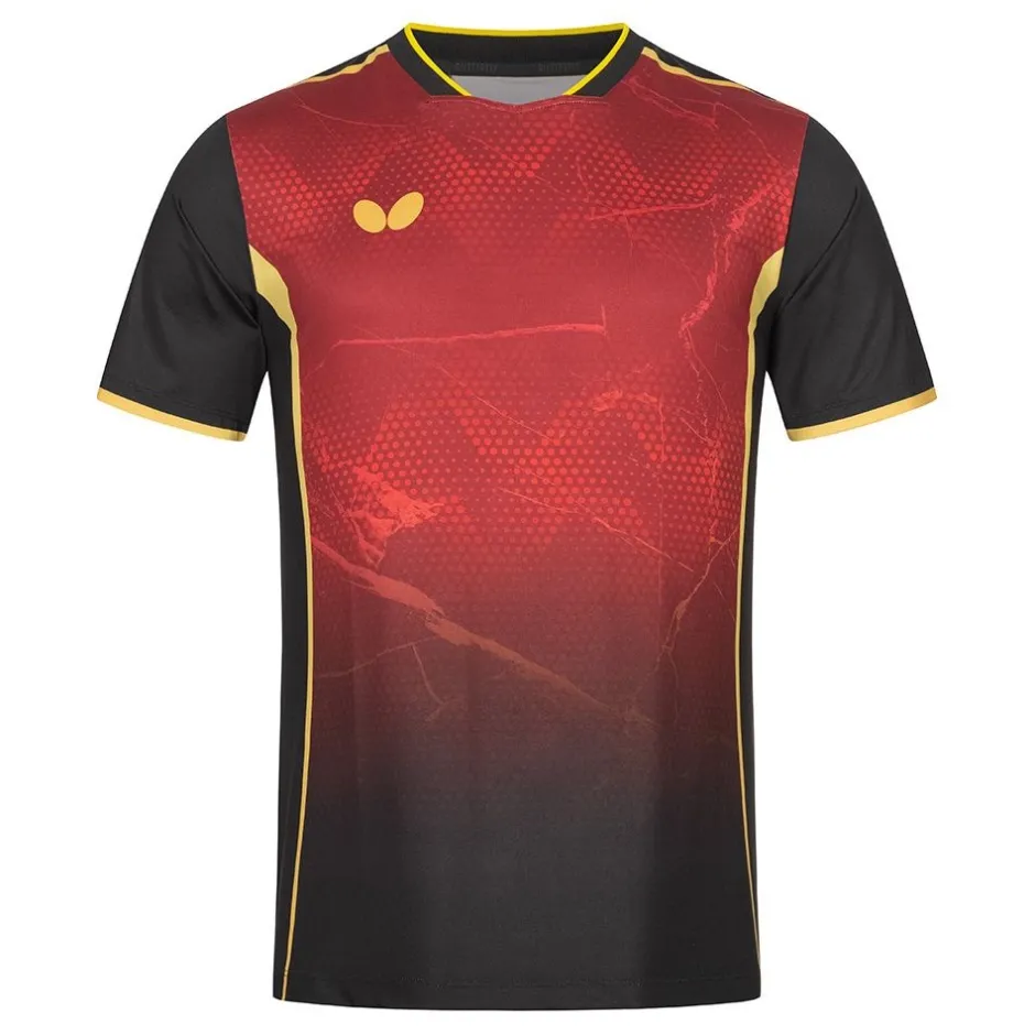 T-shirt Sutairu Rød-Butterfly Online
